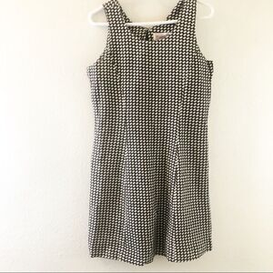 Marlene Midi sleeveless Black and White Dress 8. New with tags